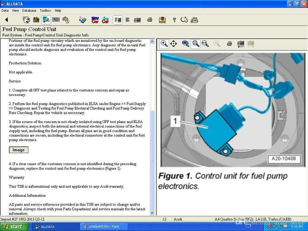Latest Alldata Auto Repair Software All Data 10.53 For Cars And Trucks In 640gb HDD / D-Link remote help install for free