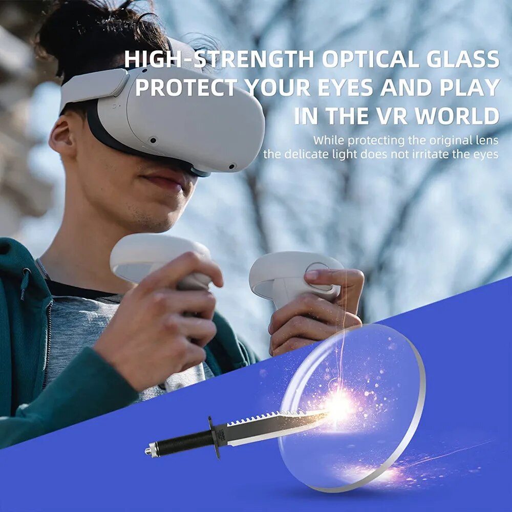 For Oculus Quest2 Prescription Lenses Anti Blue Myopia Lens Quick Disassemble Magnetic Frame Glasse for Meta Quest 2 Accessories