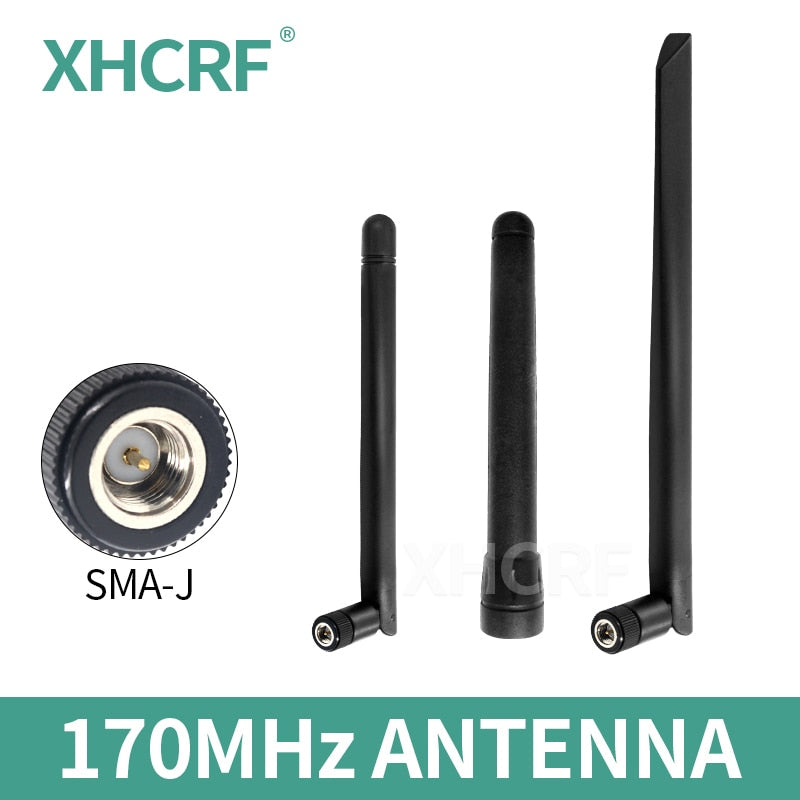 169MHz Antenna SMA Male 3dBi Omni 170 MHz Antennas Rotatable Rubber Wireless Aerial for Module Remote Control 169 MHz Antena