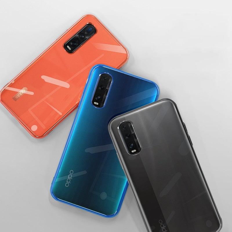 Luxury Cases for OPPO Find X2 Pro Neo Lite Global Fundas Coque FindX2 X2Pro X2Neo X2Lite Soft  Transparent Silicone Phone Covers