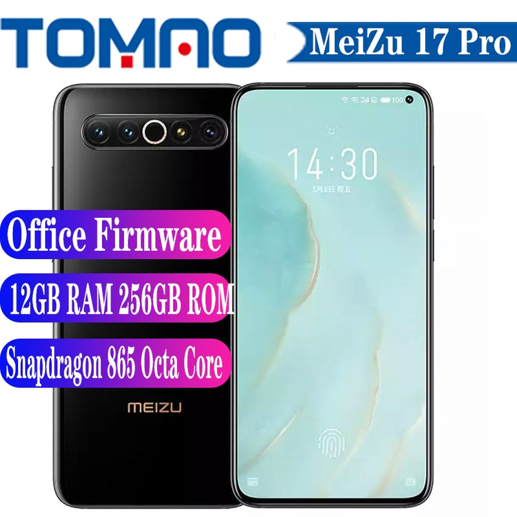 Original official New Meizu 17 Pro 5G android smartphone 8GB 12GB RAM 128GB 256GB ROM octa core snapdragon 865 NFC Google Play