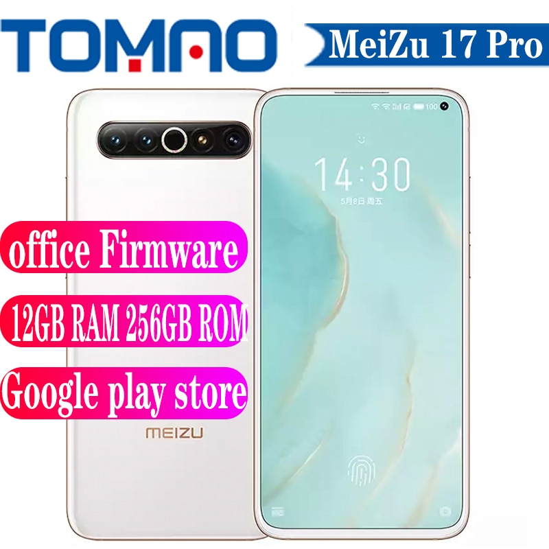 Meizu 17 Pro 8GB 12GB RAM 128GB 256GB ROM 5G Smartphone octa core snapdragon 865 64.0MP 90Hz 6.6" Android 10.0 NFC Google Play