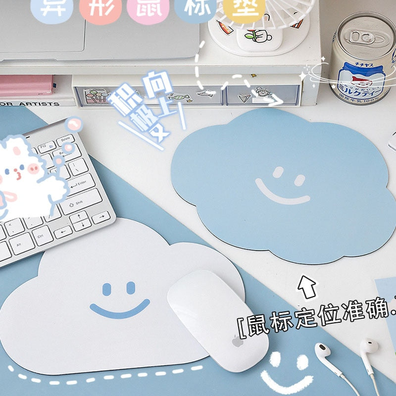 2022 Cute Korean Version Girl Heart Cartoon Mouse Pad Small Lovely Office Non-slip Creative Table Mat Mousepad Anim