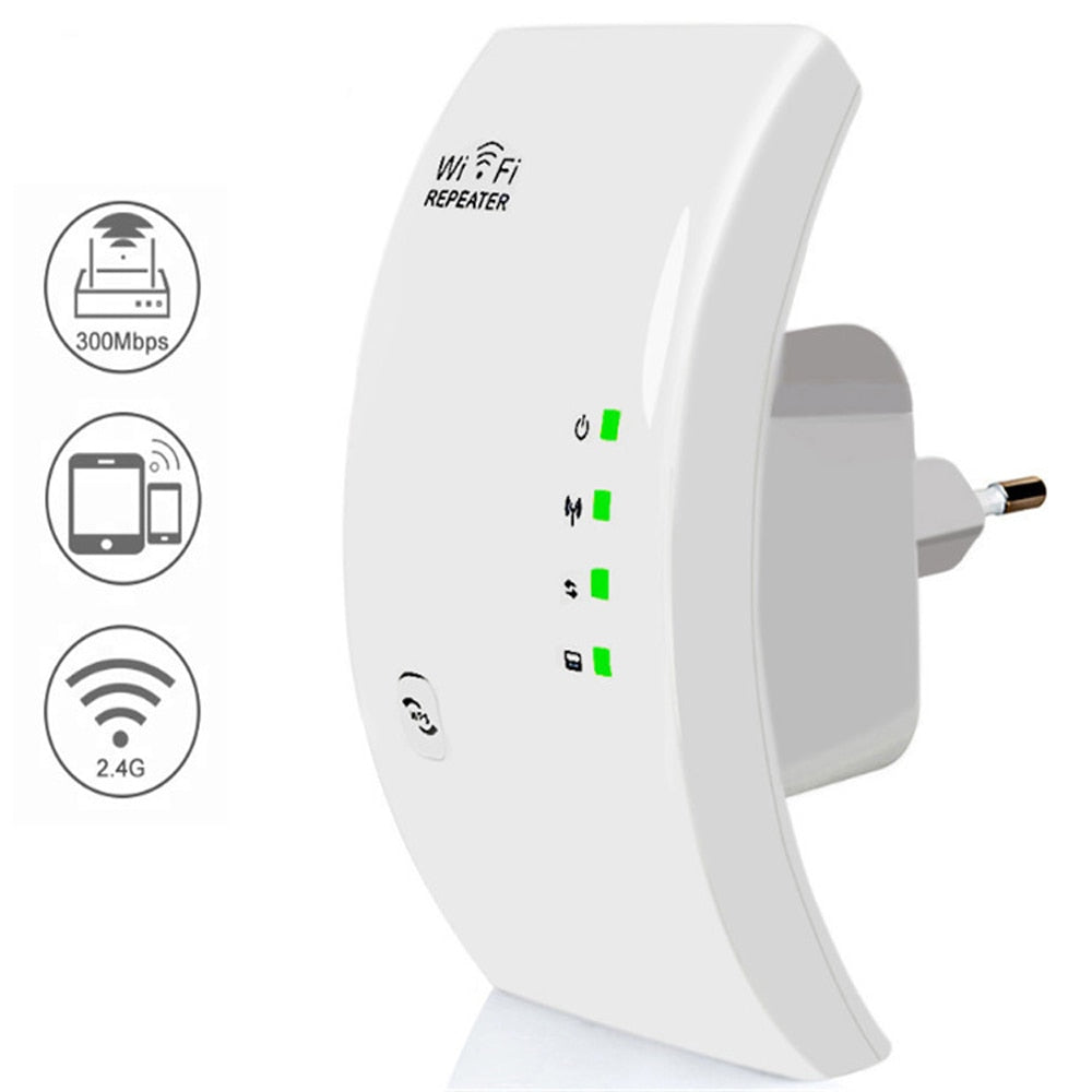 WiFi Range Extender Internet Booster Network Amplifier Router 300Mbps Wireless Wifi Signal Amplifier Extension Repeater WPA WPA2