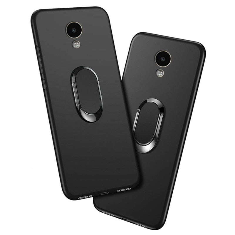 Meizu MX6 E M1E M3E Case 5.5 Inch 3GB 32GB Red Blue Black Finger Ring 360 Degree Rotation Soft Silicon Meizu MX6 Cover 4GB 32GB