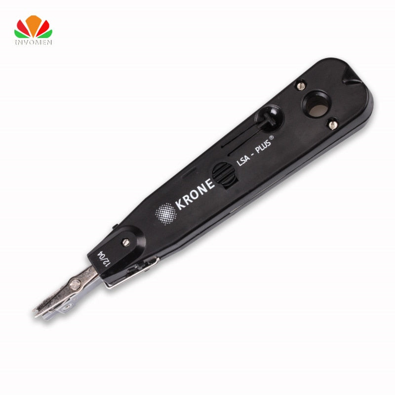 110 Wire Cutter Knife Telecom Pliers Krone LSA Punch Down Tool For Rj45 Keystone Jack Module Network Cable Telephone Patch Panel