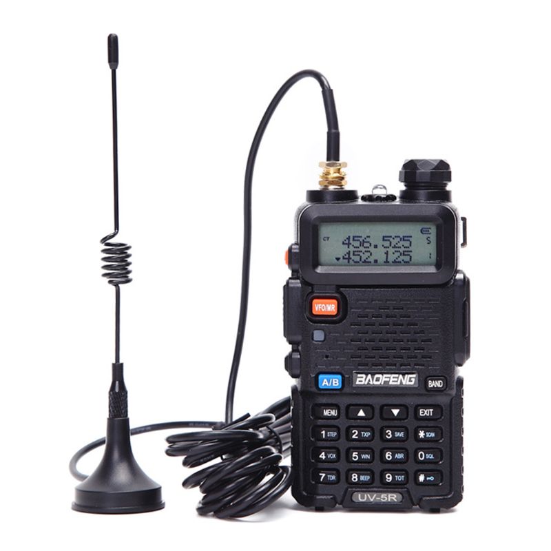 Baofeng Antenna for Portable Radio Mini Car VHF Antenna for Quansheng Baofeng 888S UV5R Walkie Talkie UHF Antenna SMA-Female