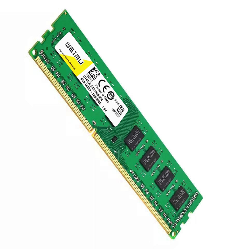 DDR3 2GB 4GB 8GB Desktop Memory 1066 1333 1600 MHz  PC3 8500U 10600U 12800U 240Pins PC4 17000 19200 21300 266PIN DDR4 UDIMM RAM
