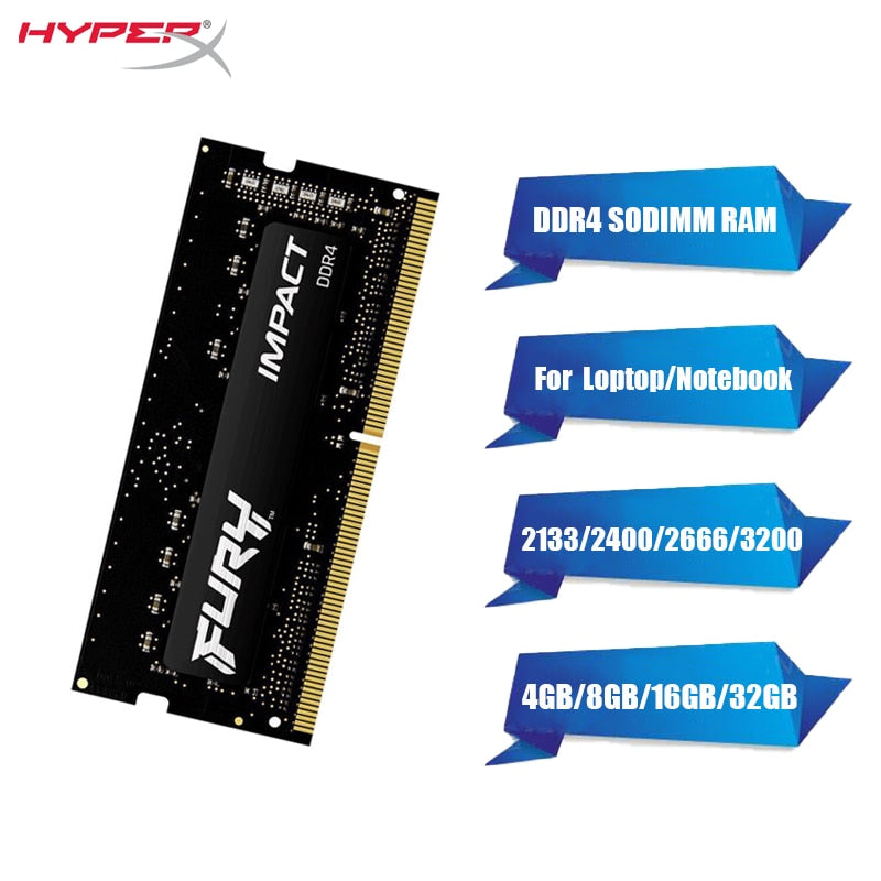Memoria Ram DDR4 Notebook RAM 8GB 16GB 32GB 3200MHz 2133 2400 2666MHz Laptop Memory 260Pin PC4-21300 25600 DDR4 Notebook RAM