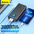 Baseus PD 65W Power Bank 30000mAh Fast Charging External Battery Portable Charger PowerBank For MacBook Pro Laptop iPhone Xiaomi