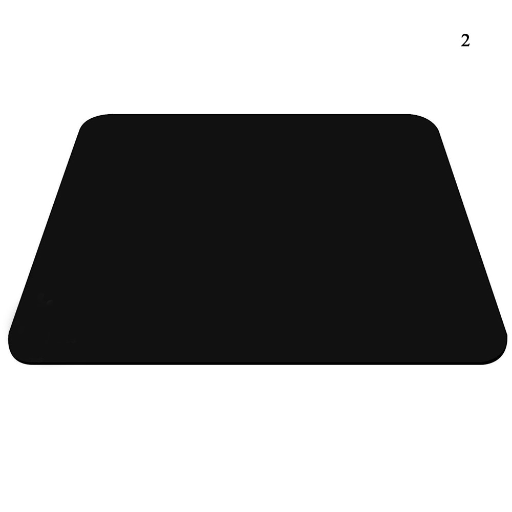 Black Rubber Mouse Pad Anti-slip Waterproof Mouse Mat Thickened Comfortable Computer Universal Rubber Game Pad Accessories