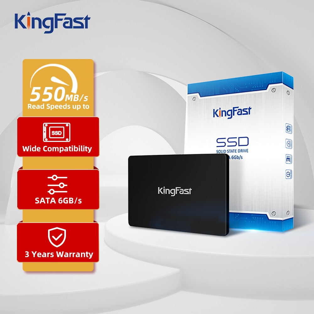 KingFast SSD 1TB 2TB 4TB 512gb 480gb 256gb 240 GB 128gb 120gb 500gb 2.5 Sata 3 Solid State Drive HD Hard Disk for Laptop Desktop