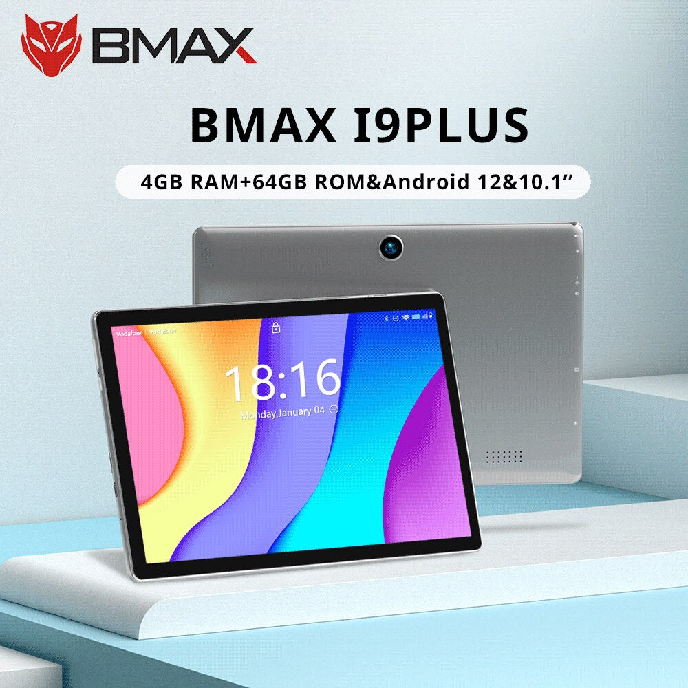 BMAX MaxPad I9 Plus Android 12 GPU G522EE 4GB RAM 64GB ROM 10,1 pulgadas Allwinner RK3566 Quad Core Port Tabletas PC WIFI 6 B...