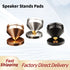 Hifi Speaker Stand Pads Audio Spikes Foot Floor Nail Feet Pad Aluminum Alloy For CD Cabinet Amplifier Computer Subwoofer Tripod