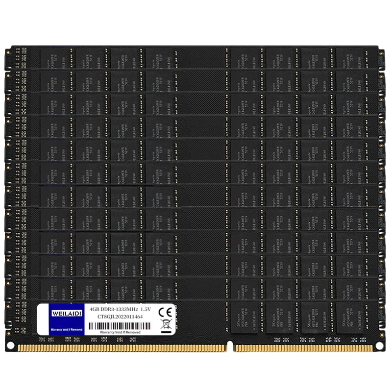 DDR3 10x4GB Desktop Laptop Memoria 1066 1333 1600 MHZ PC3 8500 10600 12800U 240Pin UDIMM Memory RAM For AMD Intel Motherboard