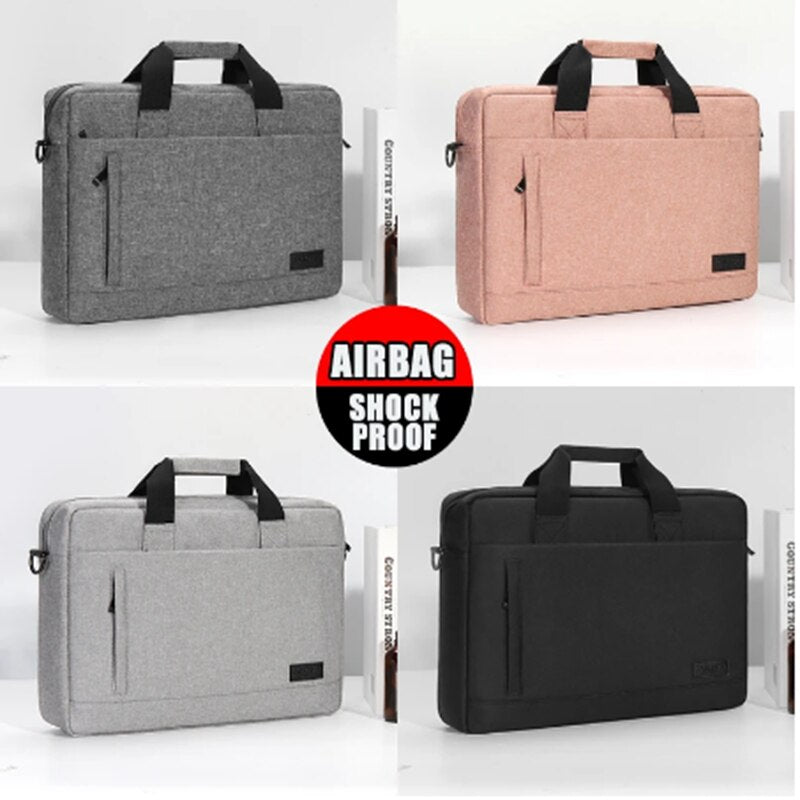Business Laptop Bag Case Shoulder Tote Bag Notebook Bag Briefcase For 13 15 17 Inch Macbook Air Pro HP Huawei Asus Dell