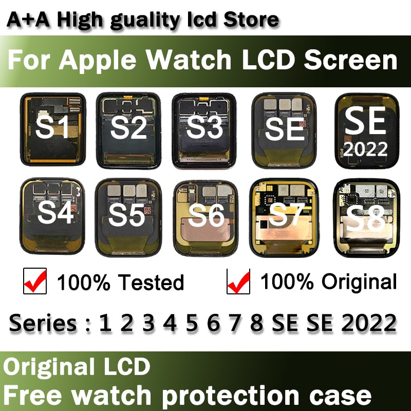 OLED For apple watch Series 1 2 3 4 5 6 SE 7 lcd Touch Screen Display Digitizer Assembly iWatch Substitution 38/42/40/44/41/45mm