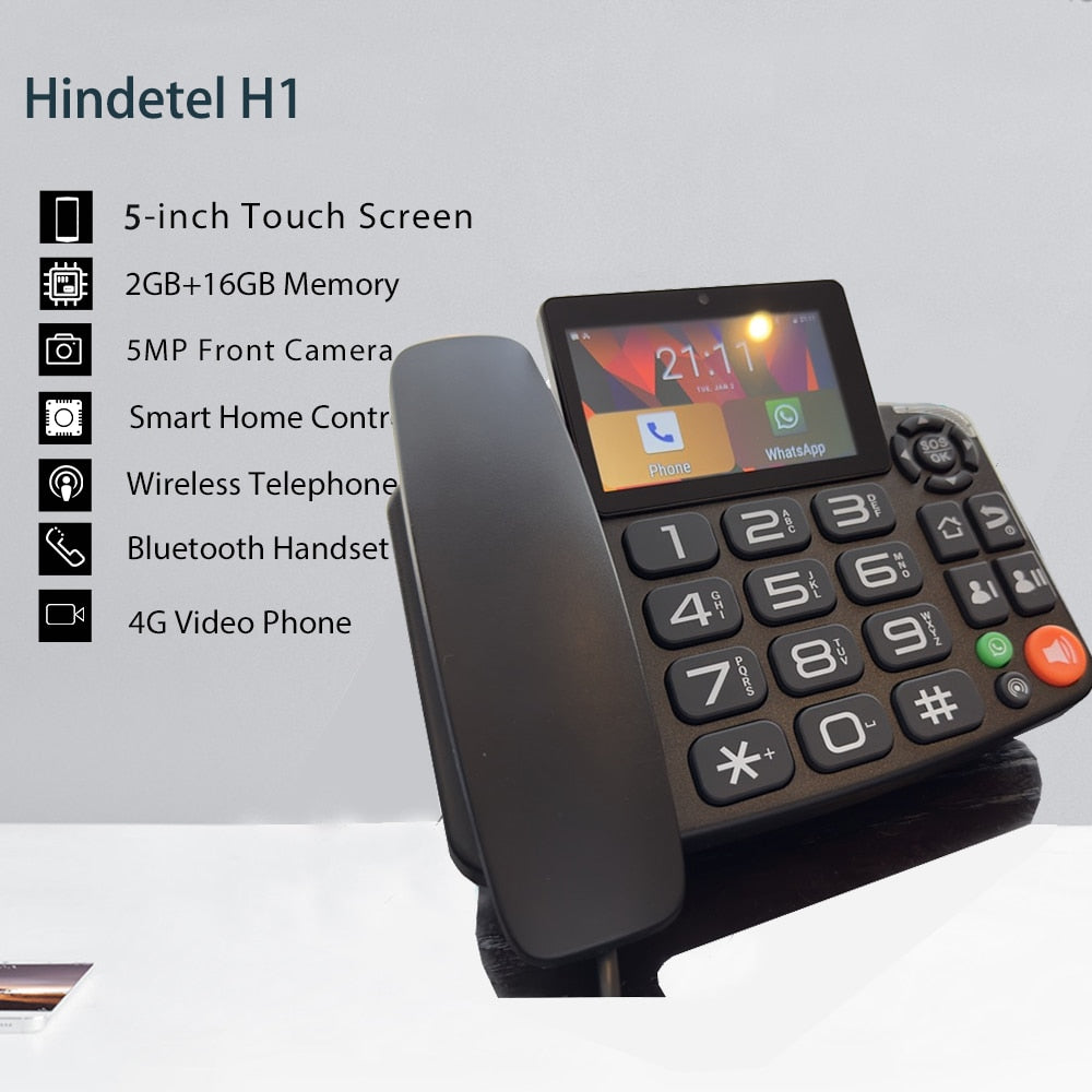 Android LTE  Fixed Wireless landline 4G SIM network videophone glob universal elderly WIFI video mobile phone home office
