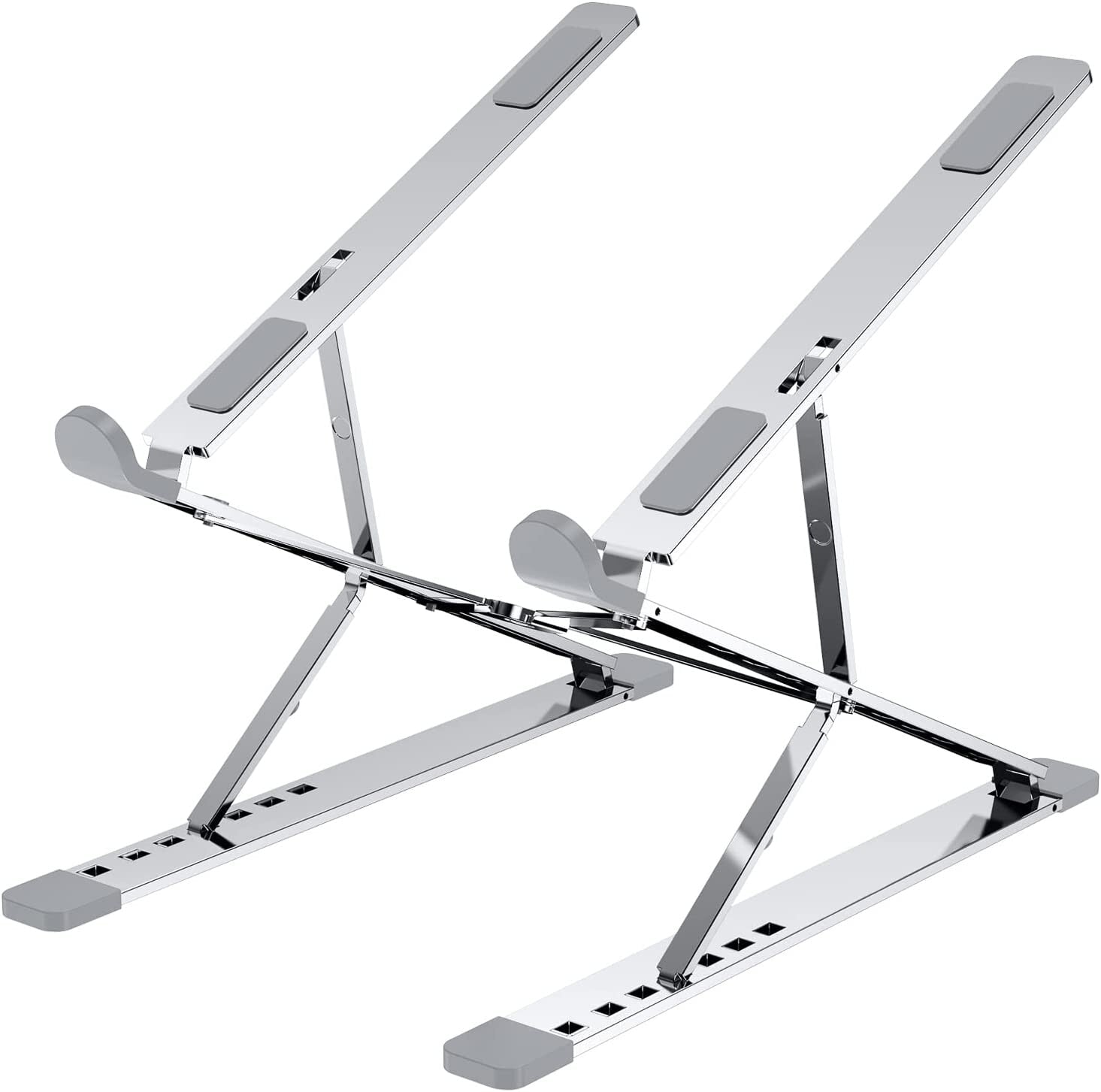 Laptop Stand Double Layer Multi Angle Adjustable Aluminum Alloy Material Suitable For 13-15.6 Inch Notebook