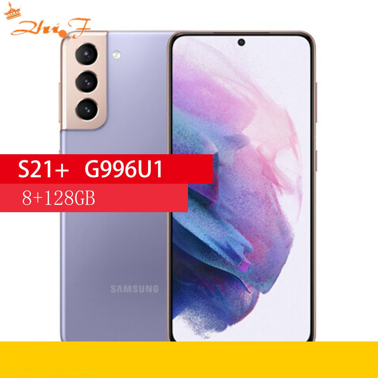 Samsung Galaxy s21+ S21 Plus 5G G996U G996U1 6.7" ROM 128/256GB RAM 8GB Snapdragon 888 NFC Octa Core Original Cell Phone