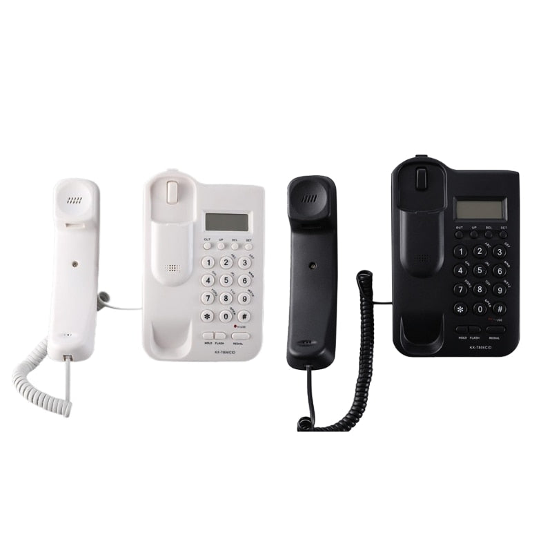 Corded Telephone for Desk  Landline Desktop House Phone Seniors Caller  Integrated Telephone with Call for Home