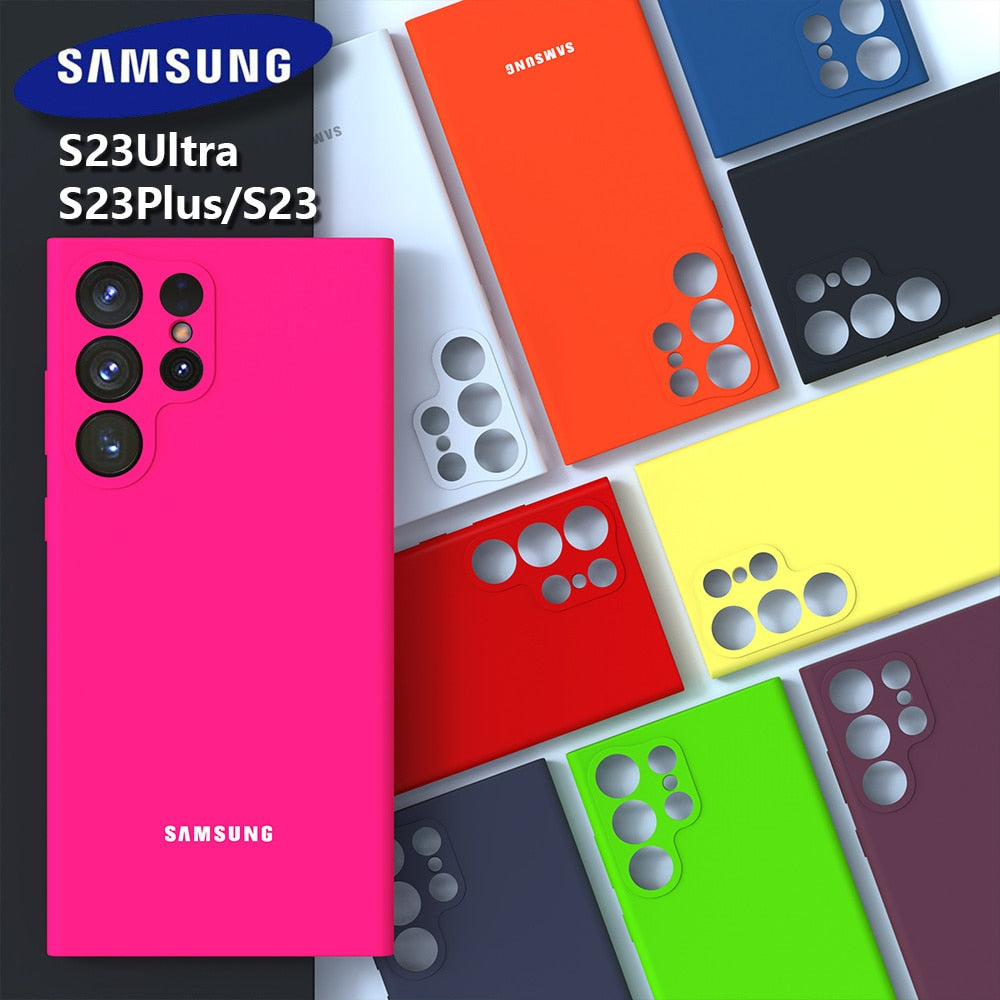 For Samsung Galaxy S23 Ultra Case High Quality Silky Silicone Cover Silky Touch Protective Shell S23 Ultra S23 Plus S23