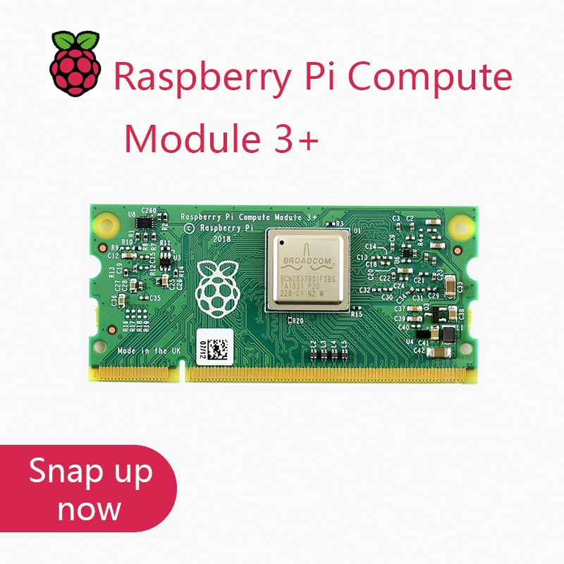 Raspberry Pi Compute Module 3 CM3+ Lite/8GB/16GB/32GB eMMC Flash Memory Broadcom ,CM3 CM1 Original CMIO Board IOT Gateway Kit