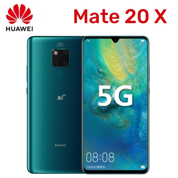Global version HUAWEI Mate 20 X Smartphone Android 7.2 inch 40MP+24MP Camera 8GB+256GB 5G 4G Network Google Play Mobile phones