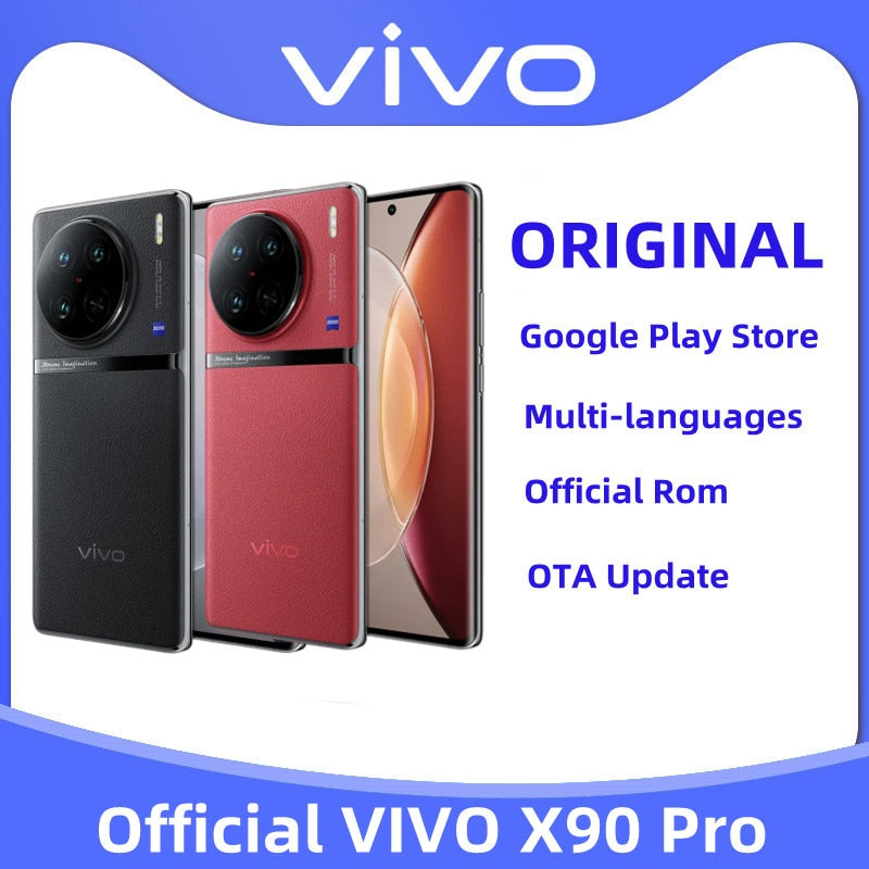 Stock Vivo X90 Pro 5G SmartPhone Dimensity 9200 4870mAh 120W Charge 6.78" AMOLED 120Hz 50W Wireless Charge 50MP Rear Camera NFC