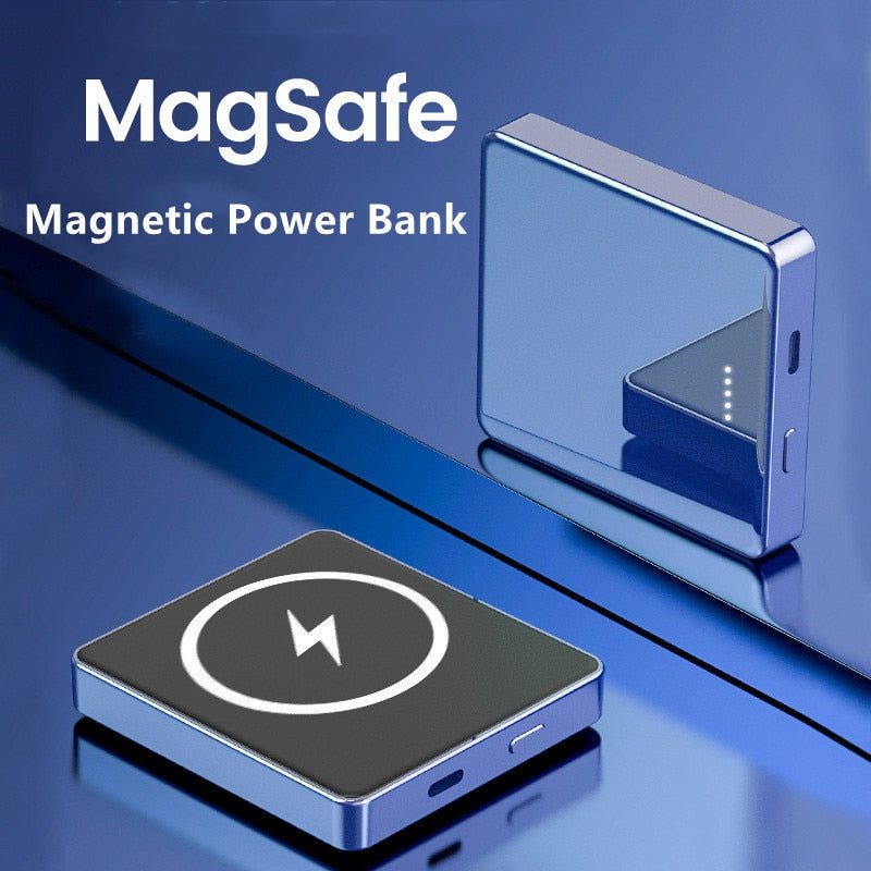 20W 10000mAh For Magsafe Battery Pack Magnetic Wireless Power Bank External Spare Battery For iPhone 13 12 11 Pro Max Power bank