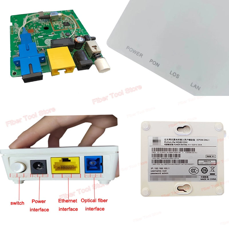 Original Gigabit New HG8310M XPON HG8010h EPON Modem ONU 8310 GPON Modem Ethernet FTTH Fiber Optic Modem Ont Olt  EPON 8010 ONU