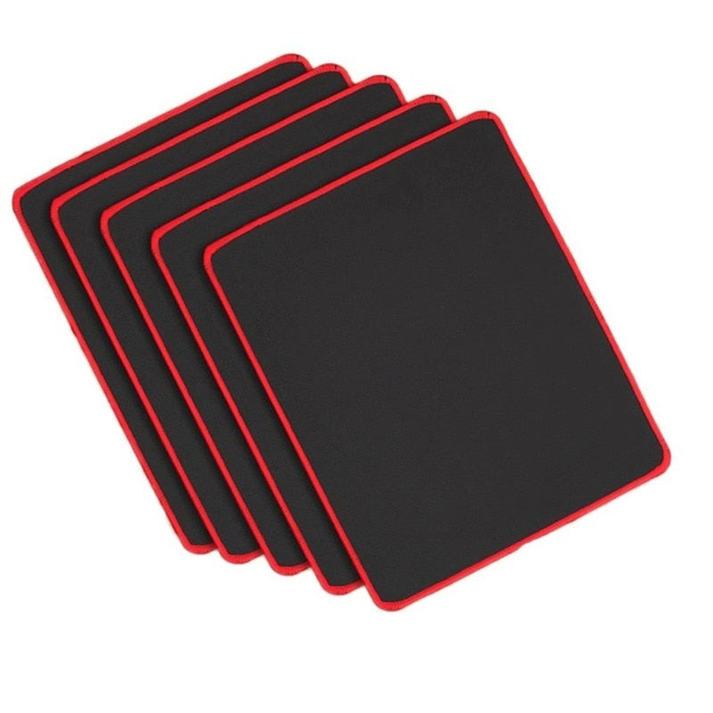 Non Slip Wear Resistant Computer Notebook Soft Edge Seamed Mouse Pad Office Rubber Fabric Mat
