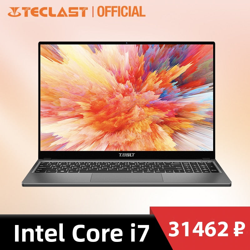 Teclast Tbolt 10 DG Laptop Intel Core i7-10510U 15.6 inch 1920x1080 FHD 8GB RAM 256GB SSD Windows 10 USB2.0 3.0 Type-C Notebook