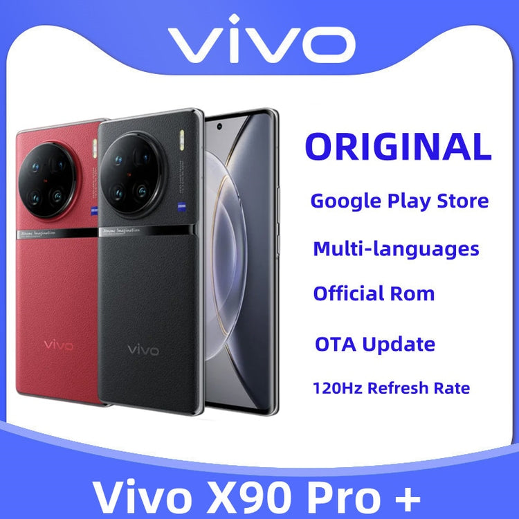 New VIVO X90 Pro+ Plus 5G SmartPhone Snapdragon 8Gen2 2K E6 AMOLED 50W WirelessCharge 64MP IMX758 Camera IP68 NFC Mobile Phones