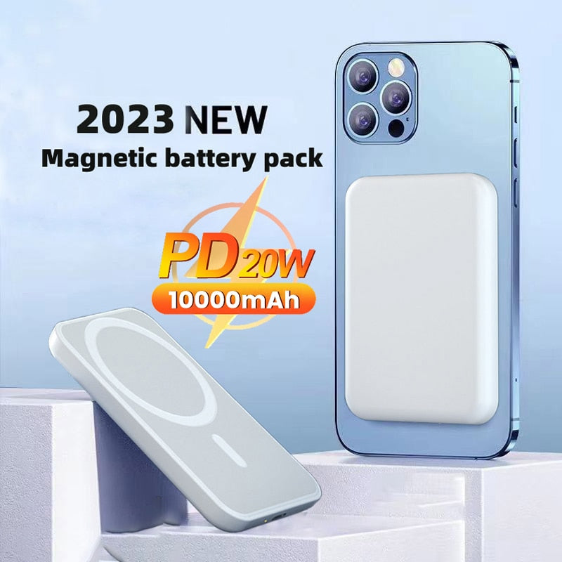 Wireless Power Bank Magnetic Powerbank PD20W Portable Fast Charge For iPhone 14 13 12 Xiaomi Samsung Magsafe Charger with Magnet