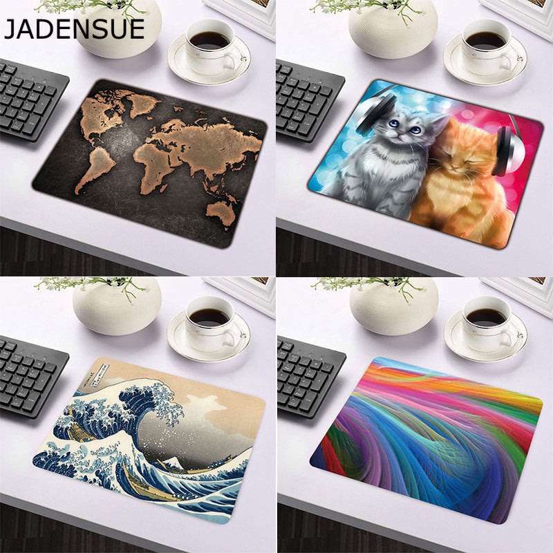 PC Computer Keyboard Laptop Mice Mouse Mat Mousepad Gaming Writing Desk Pad Small Desk Mats Cute Mouse Pad Office Accessories