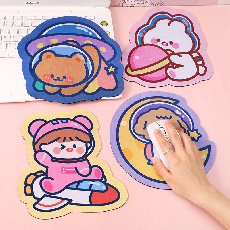 INS Cartoon Tablet Cute Mouse Pad Christmas Keyboard Pad PC Desk Mat Student Office Supplies Student Coaster Creative Table Mat