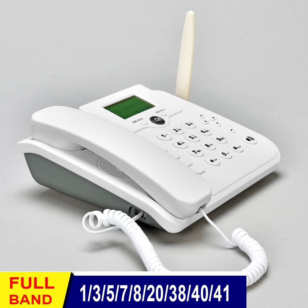 Wireless Landline Phone Networking Modem Sim Card 4g Wifi Router LTE Mobile Hotspot Desk Fixed Telephone Home LCD Display W101W