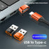 6A Type C To USB3.0 Adapters Type C Male To USB3.0 Female Mobile Phone Converters Quick Charge Adapter For IPhone 11/12/13