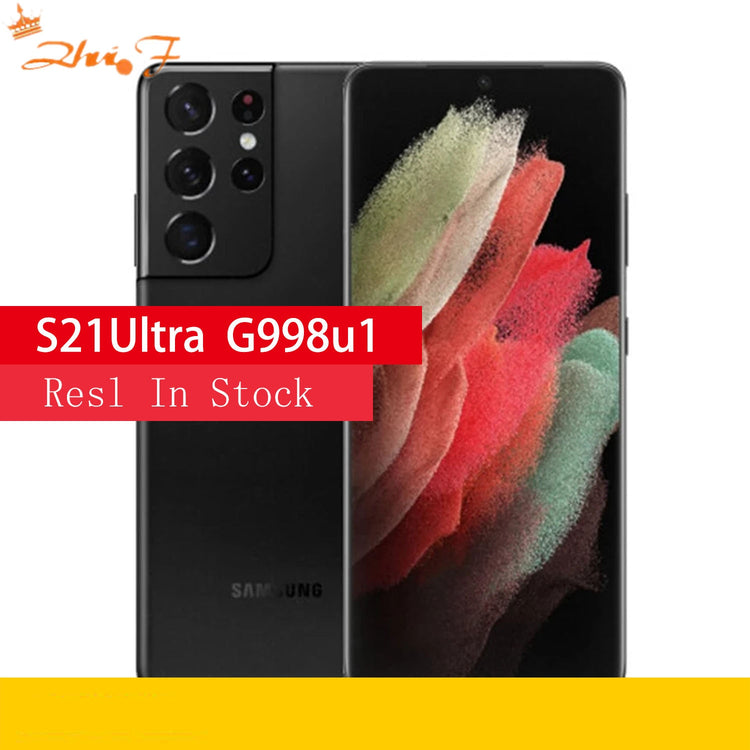 Samsung Galaxy S21 Ultra 5G G998U/U1original phone ROM 128g/256g Snapdragon NFC Octa Core Original Unlocked 5G Cell Phone