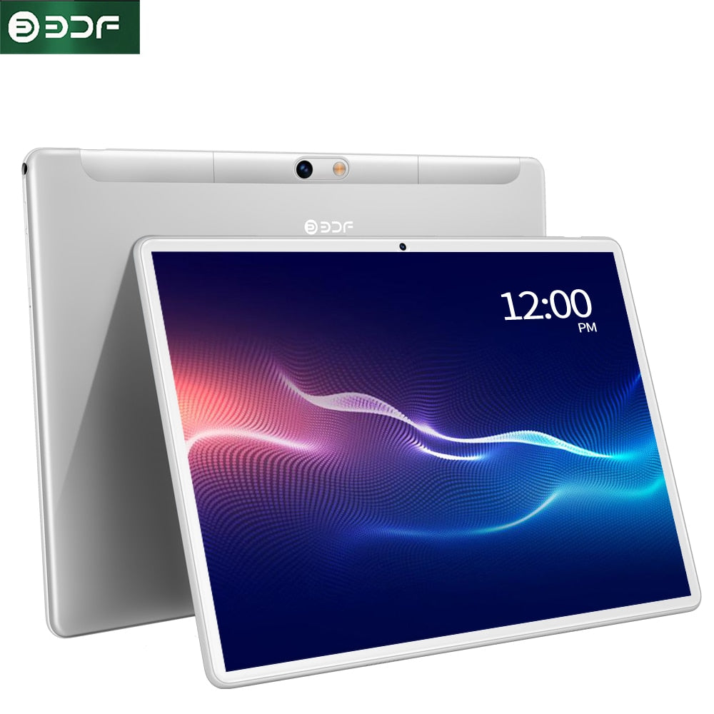 TABLET 10.1 Inch Tablet Android 9.0 Tablet 4GB RAM 64GB ROM 3G 4G Mobile Phone Call Octa Core 8 CPU AI Speed-up 5000mAh Battery