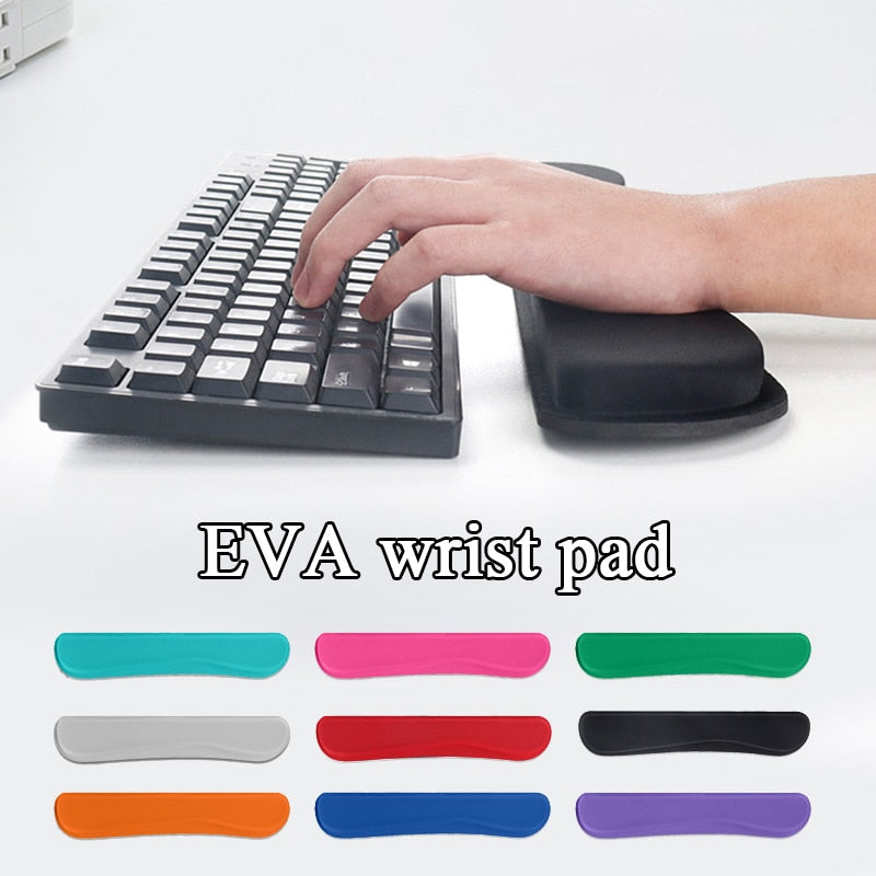 Foam Wrist Support Mouse Mat Keyboard Pad Wrist Rest Pad Easy Typing Durable Non-Slip Mouse Pad School Office Supplies