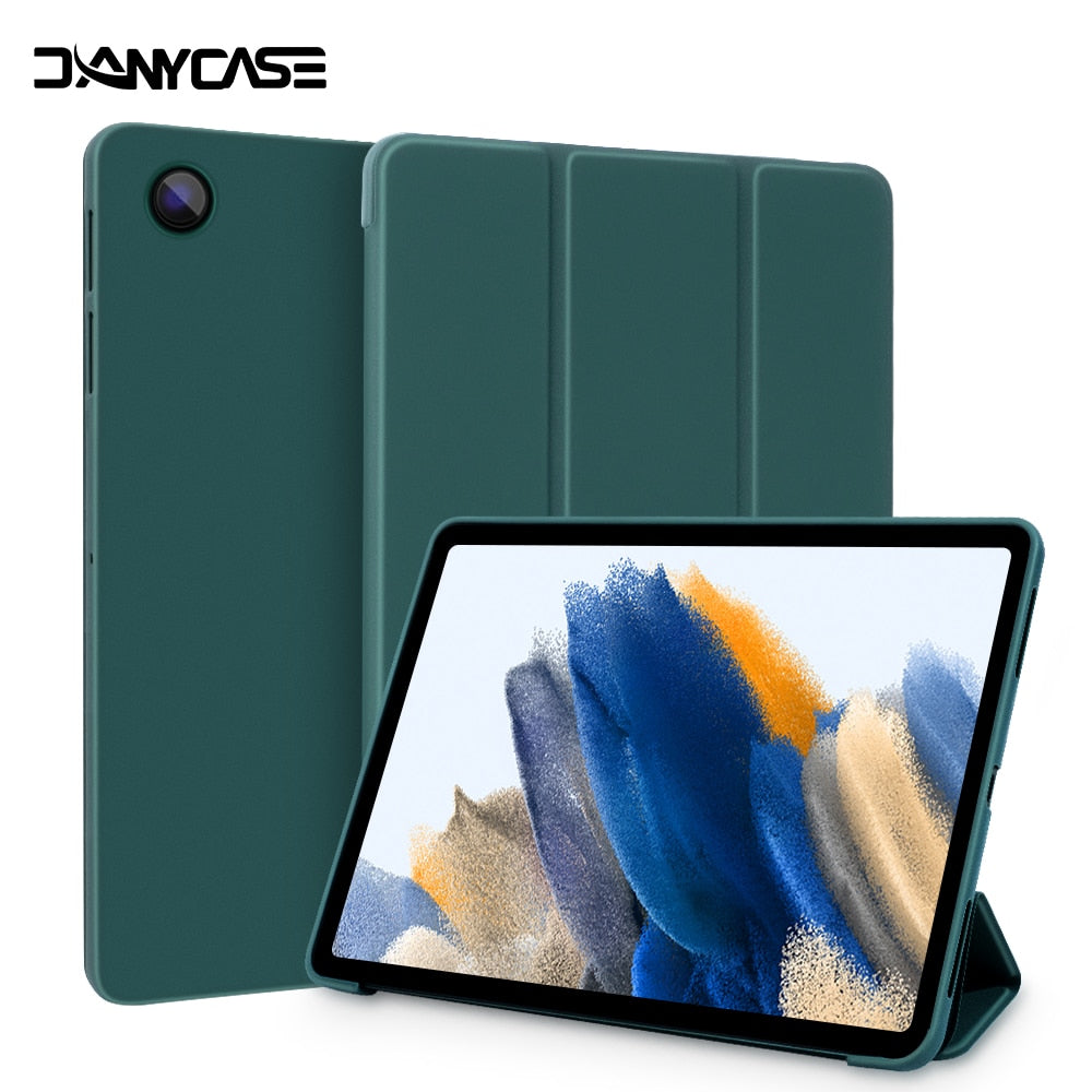 Case for Samsung Galaxy Tab A8 10.5 X205 X200 S6 Lite P610 P615 A7 T500  A7 lite T220 S7 S8 S9 PU Tablet Cover Smart Leather