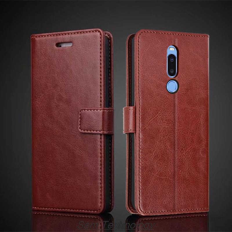 Card Holder Leather Case for Meizu Note 8 6.0" Pu Leather Flip Cover Retro Wallet Phone Case Meizu Note8 Business Fundas Coque