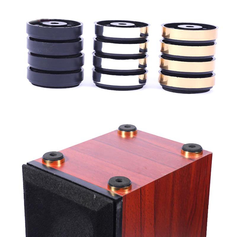 4pcs Speaker Spikes Stand Feets Audio Active Speakers Repair Parts Accessories DIY For Home Theater Sound System