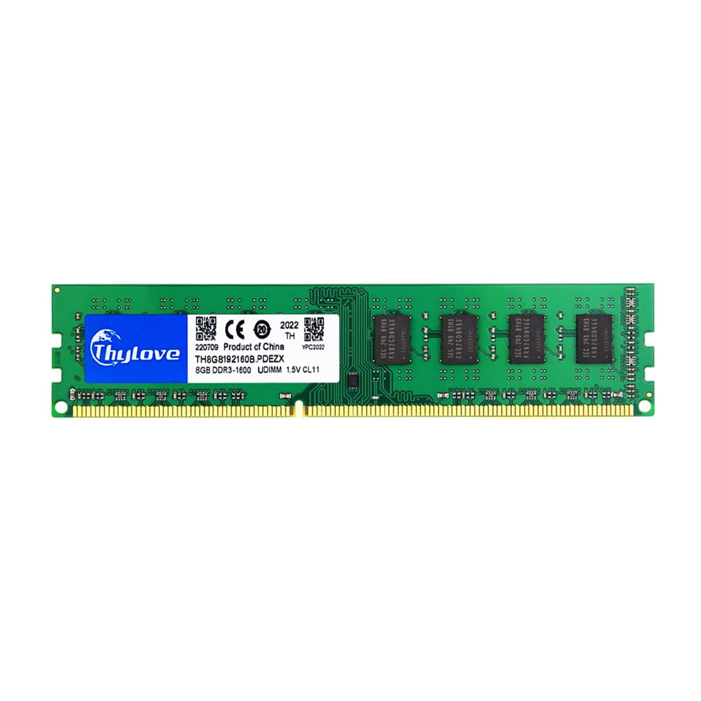 Thylove Memoria Ram DDR3 4GB 8GB 1333 1600MHz DDR4 4GB 8GB 16GB 2133 2400 2666 3200MHZ Desktop Memory For Intel and AMD