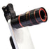 Lens Universal Clip 8x Zoom Phone Camera Telephoto Lens Monocular Telescope Phone Universal Optical Telescope Lens For iPhone