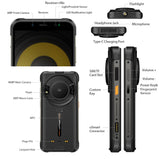 Ulefone Power Armor 16 Pro 9600mAh Rugged Smartphone 4GB+ 64G  Android 12 NFC Mobile Phones Global Version Waterproof Phone