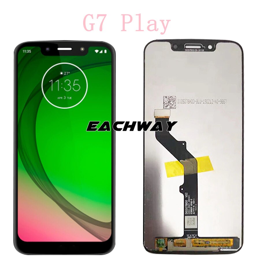 Tested G7 LCD For Motorola Moto G7 Power Display XT1955 LCD G7 Plus Touch Screen Digitizer G7 Play LCD Replacement XT1952 LCD