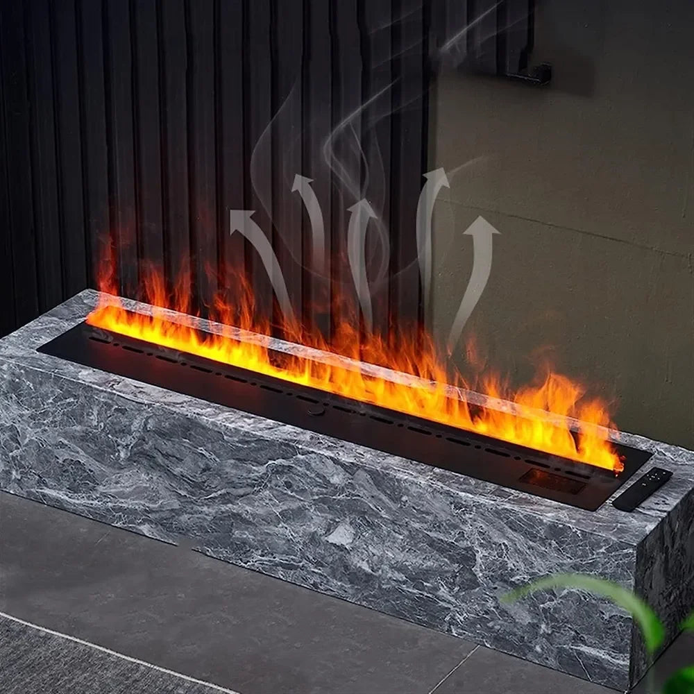 Modern atomizing fireplaces Home decor living room humidification simulated flame fireplace core embedded electric fireplace